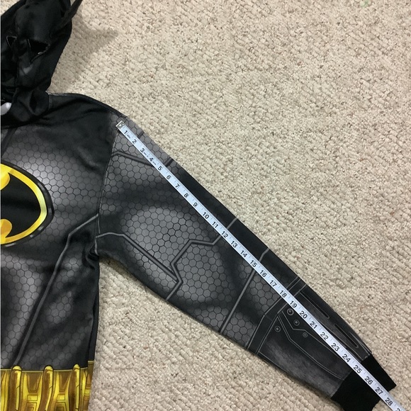 DC COMICS Batman Zip Bat-Face Hoodie Jacket - Picture 9 of 13